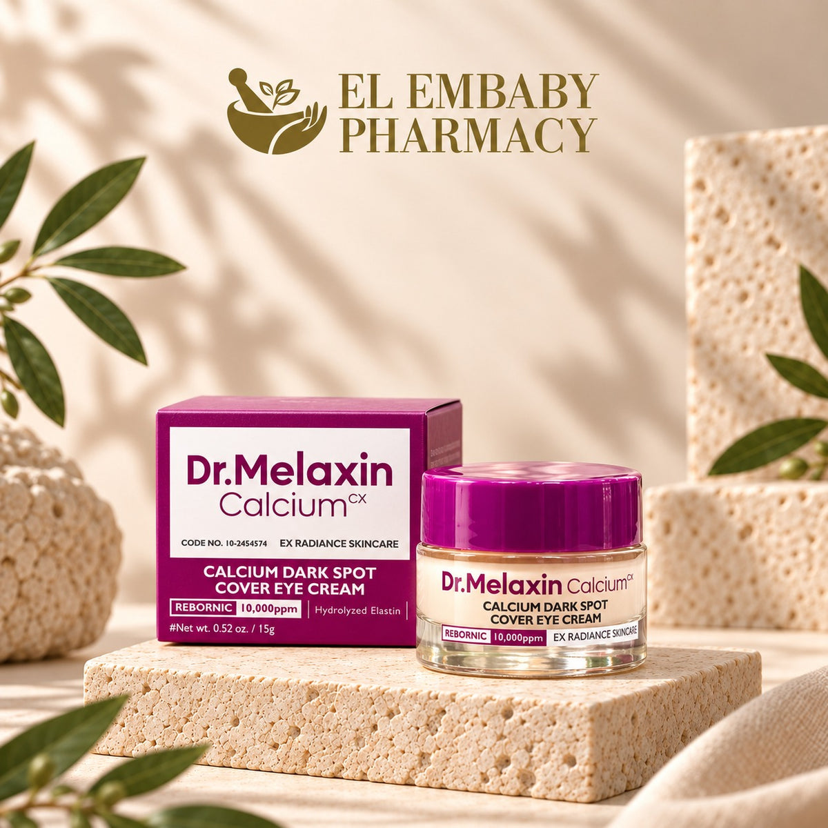 Dr. Melaxin Calcium Dark Spot Cover Eye Cream – 15g