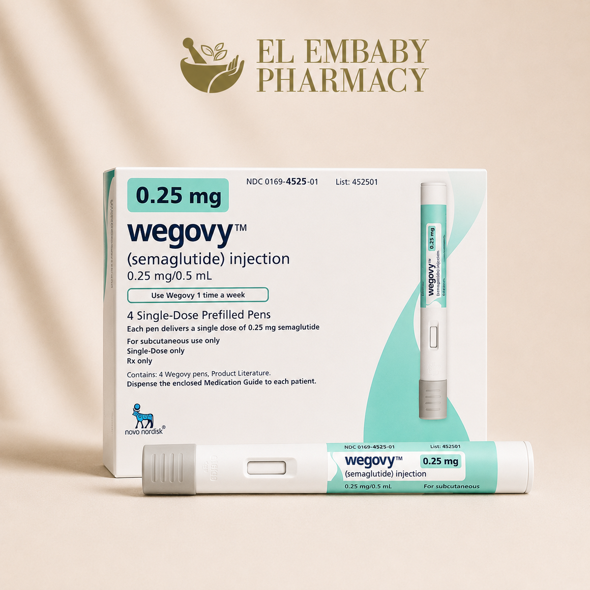 Wegovy (Semaglutide) Injection – Multiple Strengths