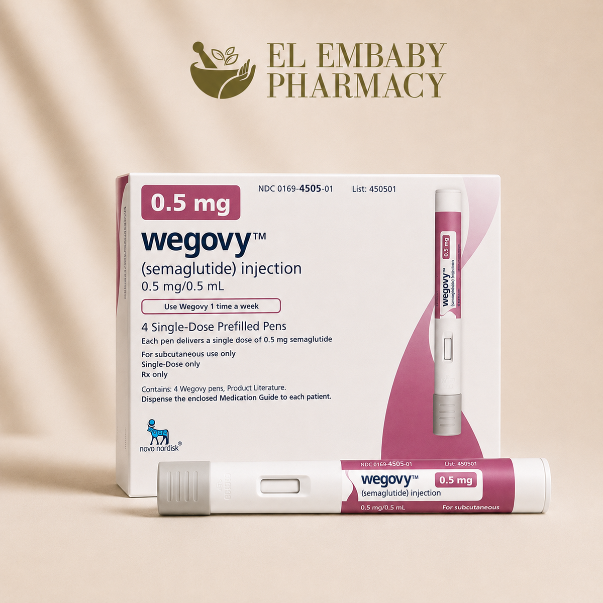 Wegovy (Semaglutide) Injection – Multiple Strengths