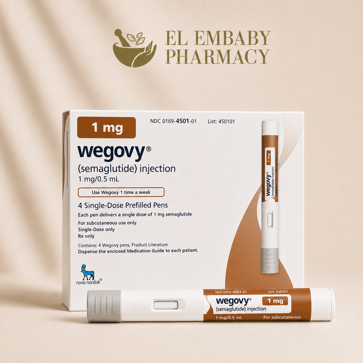 Wegovy (Semaglutide) Injection – Multiple Strengths