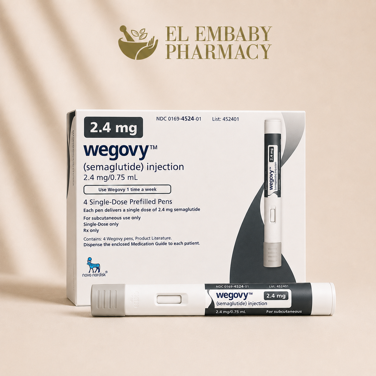 Wegovy (Semaglutide) Injection – Multiple Strengths