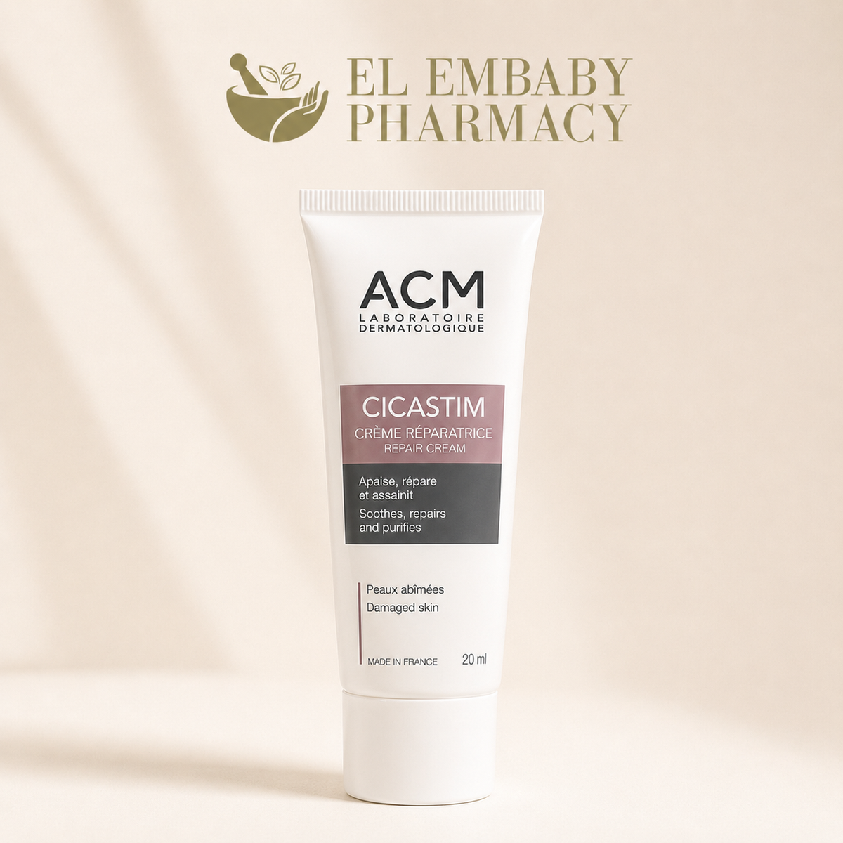 ACM Cicastim Repair Cream 20ml - ELEMBABY Pharmacy