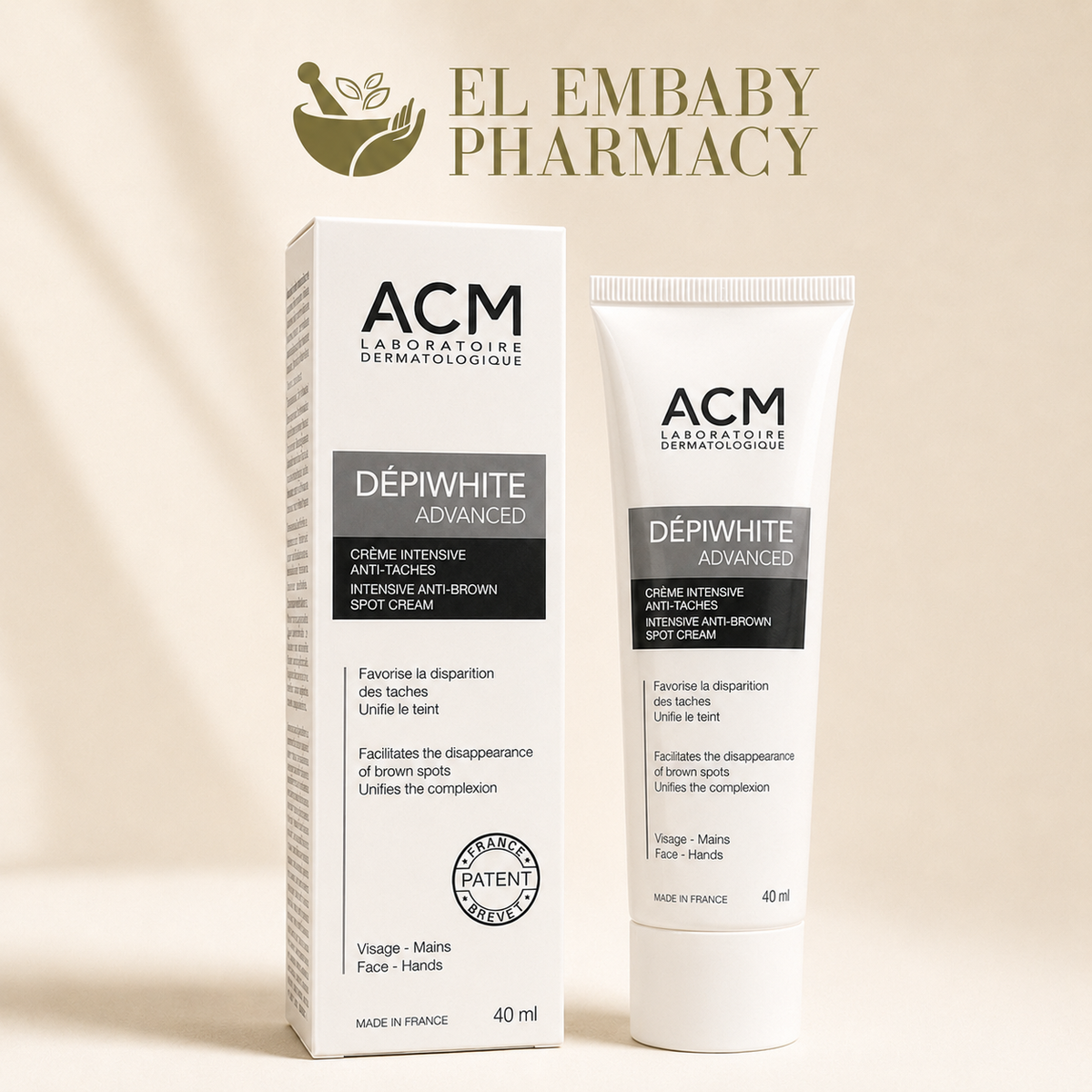 ACM Dépiwhite Advanced Anti-Dark Spot Cream 40ml product view - ELEMBABY Pharmacy