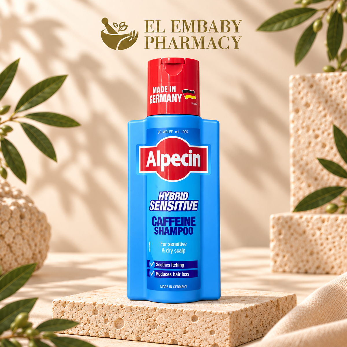 Alpecin Hybrid Sensitive Caffeine Shampoo