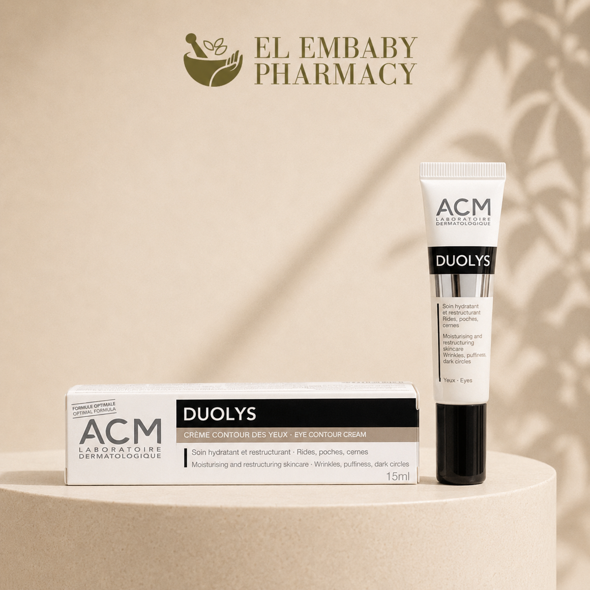 ACM Duolys Eye Contour Cream 15ml product view - EL EMBABY PHARMACY
