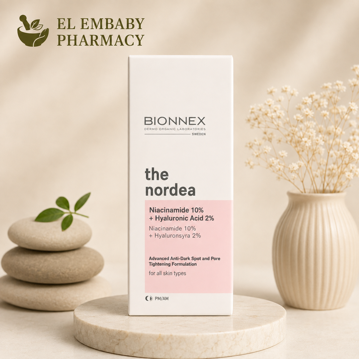 Bionnex The Nordea Niacinamide 10% + Hyaluronic Acid 2% Serum 30ml - alternate ELEMBABY Pharmacy view