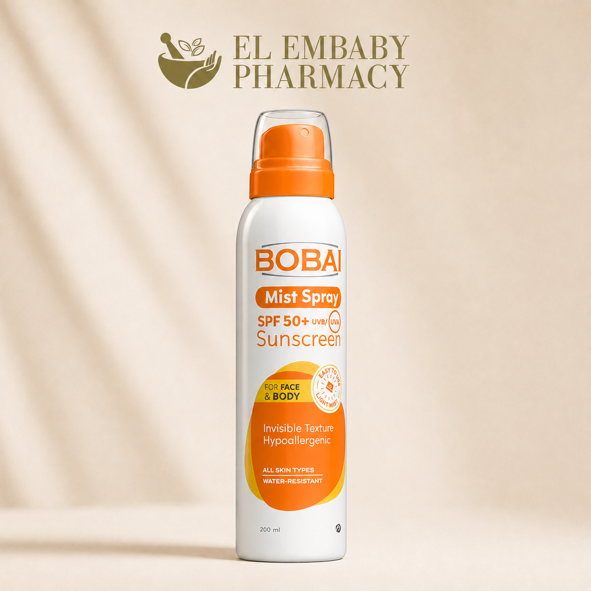 Bobai Mist Spray Sunscreen SPF 50+ 200ml alternate view
