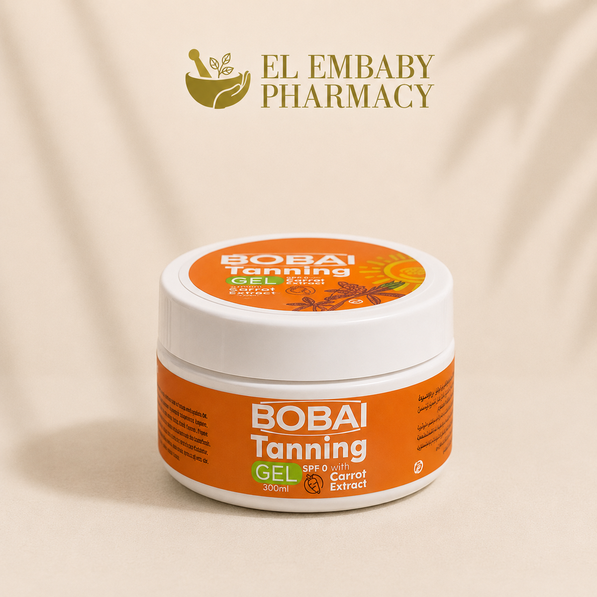 BOBAI Tanning Gel SPF 0 with Carrot Extract 300ml hero