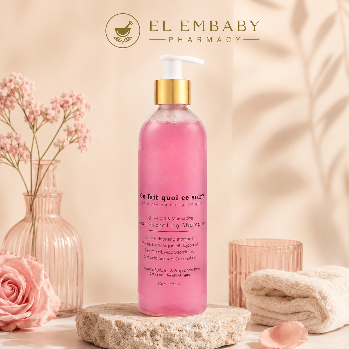 Braes On Fait Quoi Ce Soir Argan Oil Infused Shampoo 500ml - EL EMBABY PHARMACY