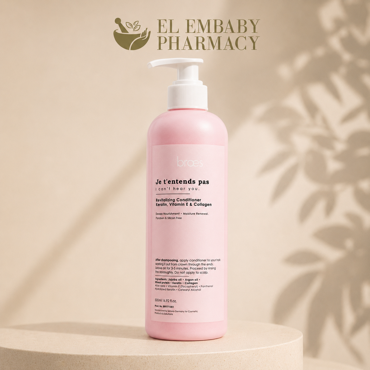 Broes Je t'entends pas Revitalizing Conditioner 500ml