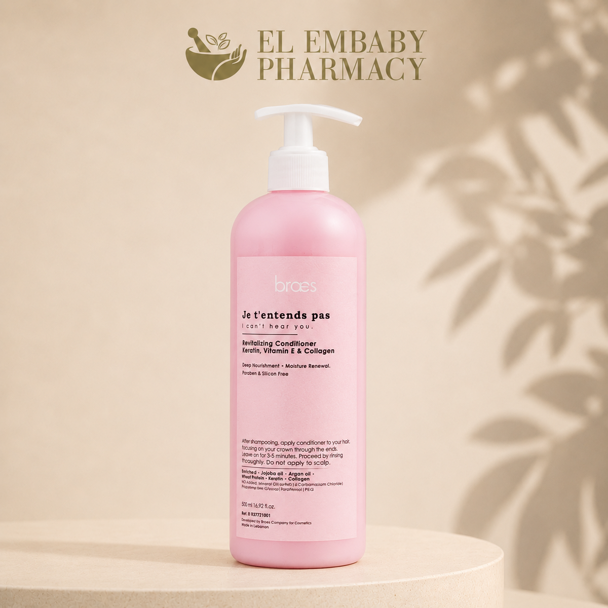Broes Je t'entends pas Revitalizing Conditioner 500ml