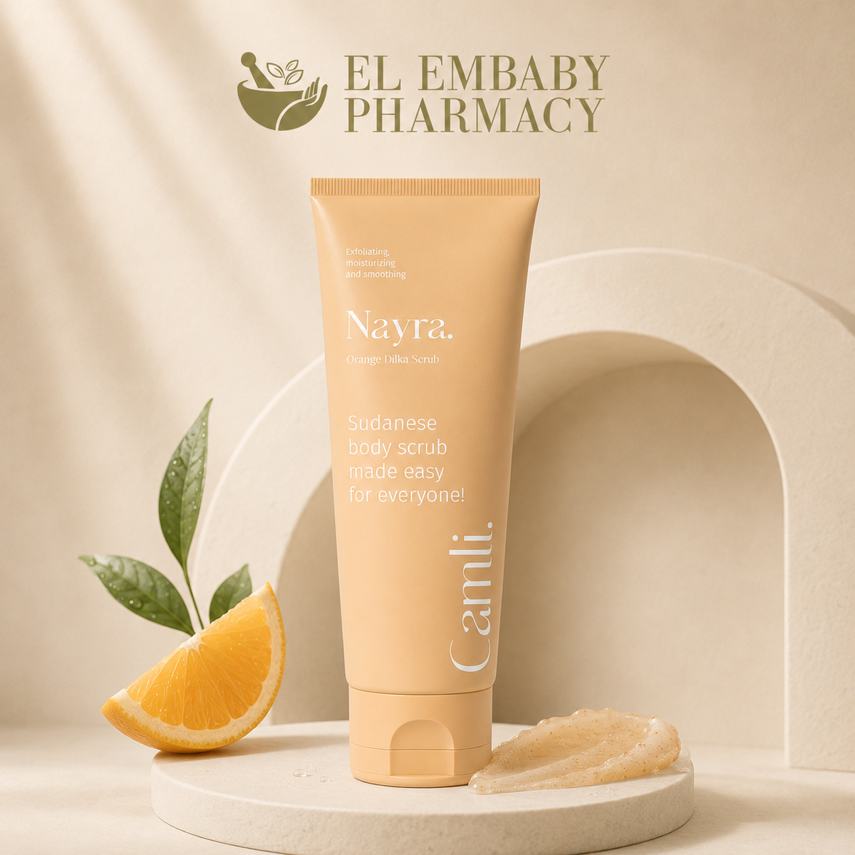 Camli Beauty Nayra Orange Dilka Body Scrub - Premium Product Image