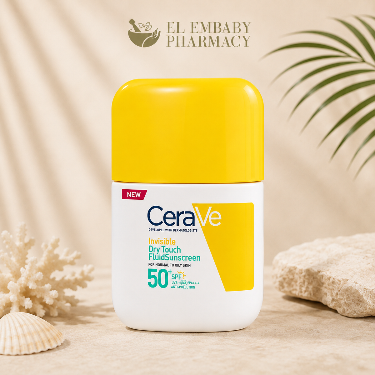 CeraVe Invisible Dry Touch Fluid Sunscreen SPF 50+ 50ml