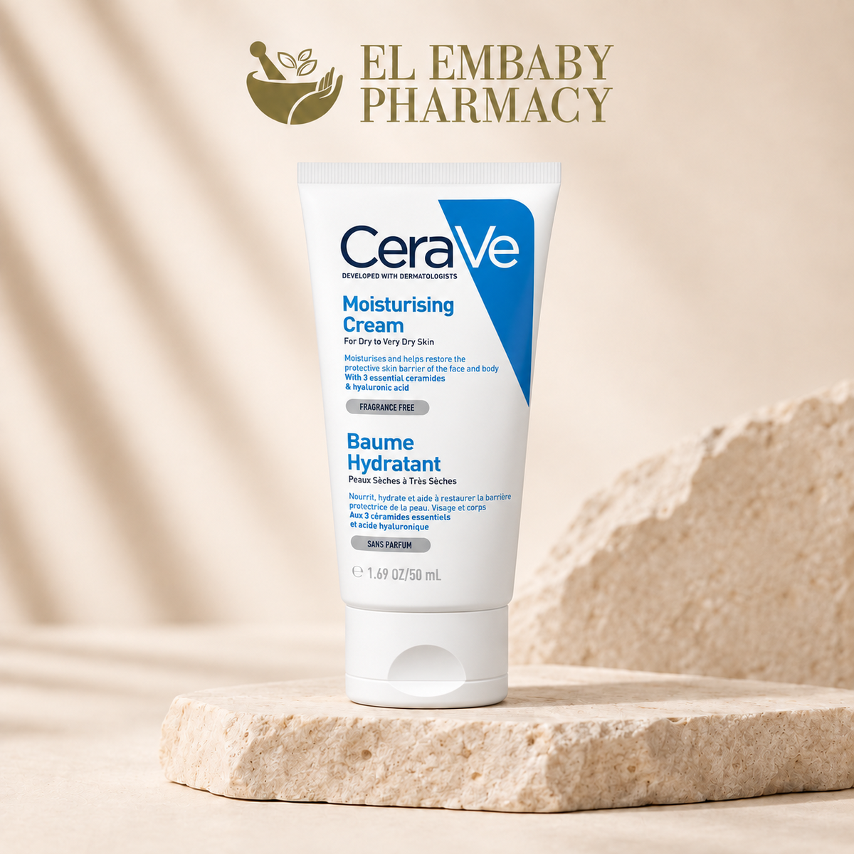CeraVe Moisturising Cream 50ml at EL EMBABY PHARMACY
