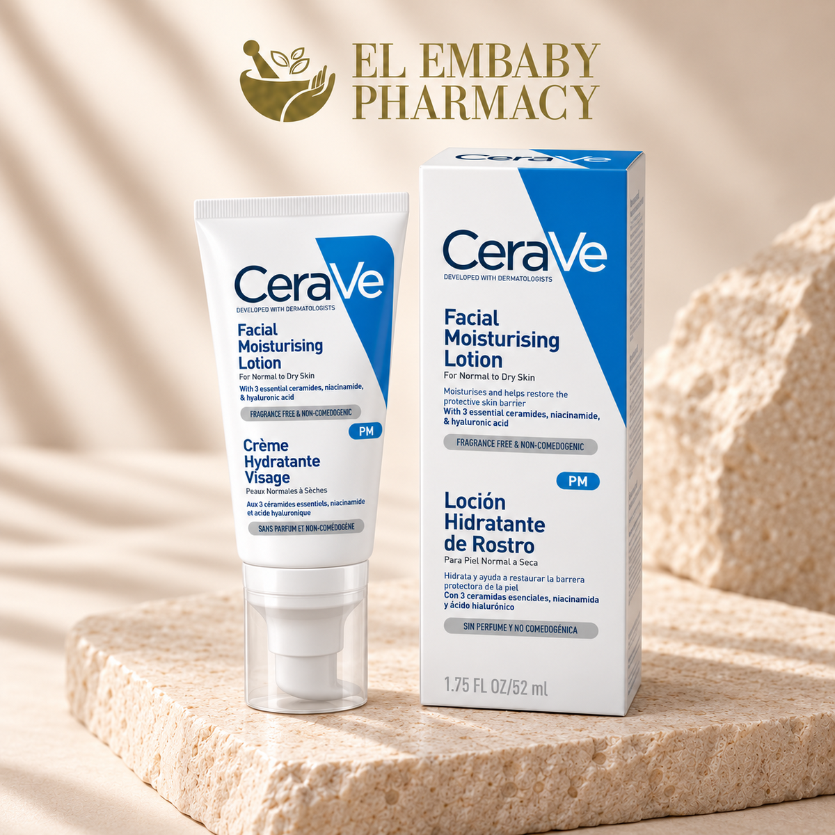 CeraVe PM Facial Moisturising Lotion 52ml