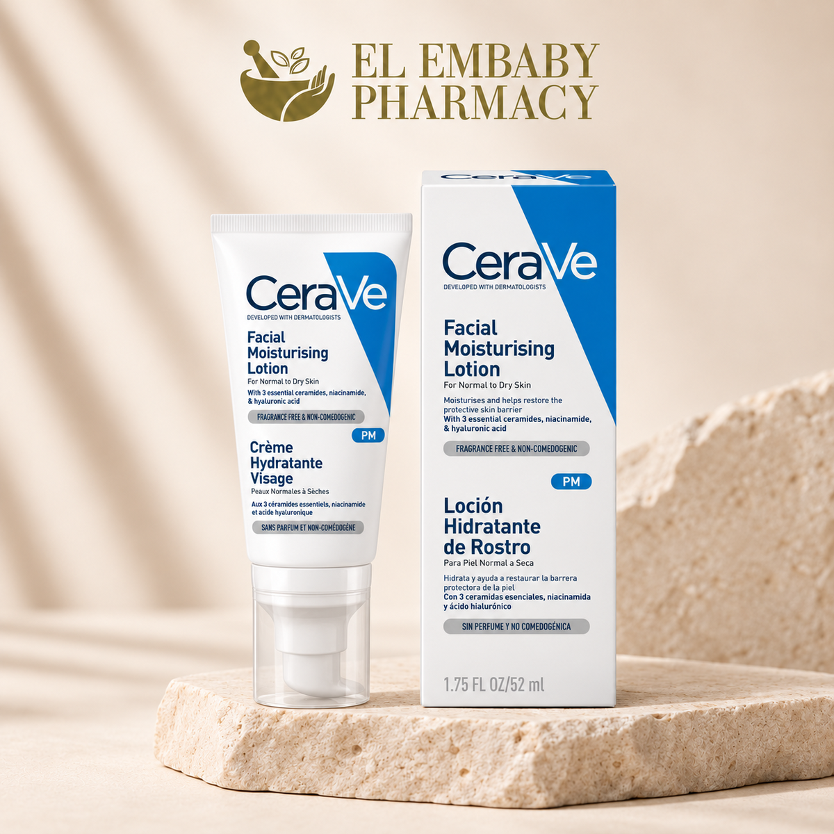 CeraVe PM Facial Moisturising Lotion 52ml