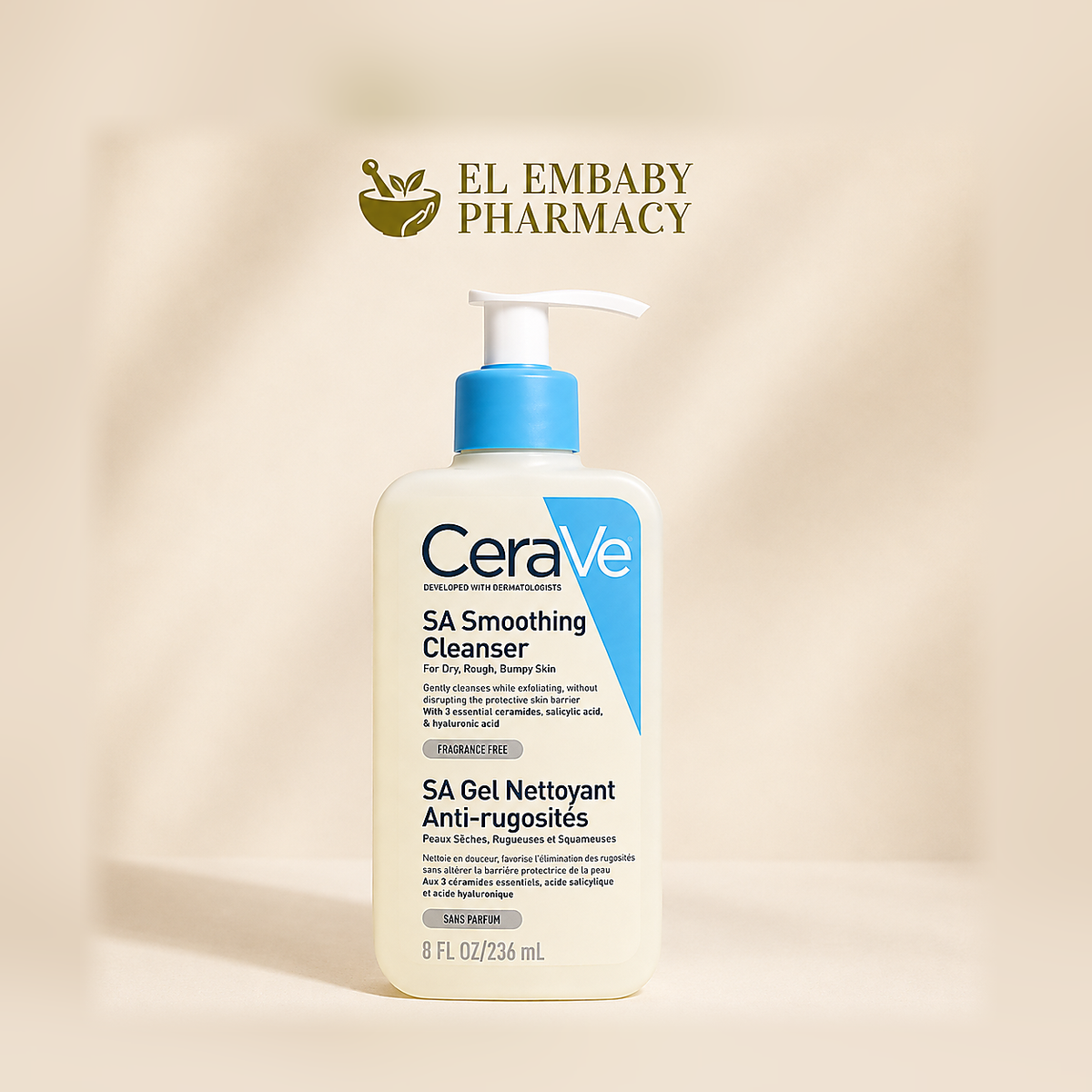 CeraVe SA Smoothing Cleanser 236ml corrected 1254x1254
