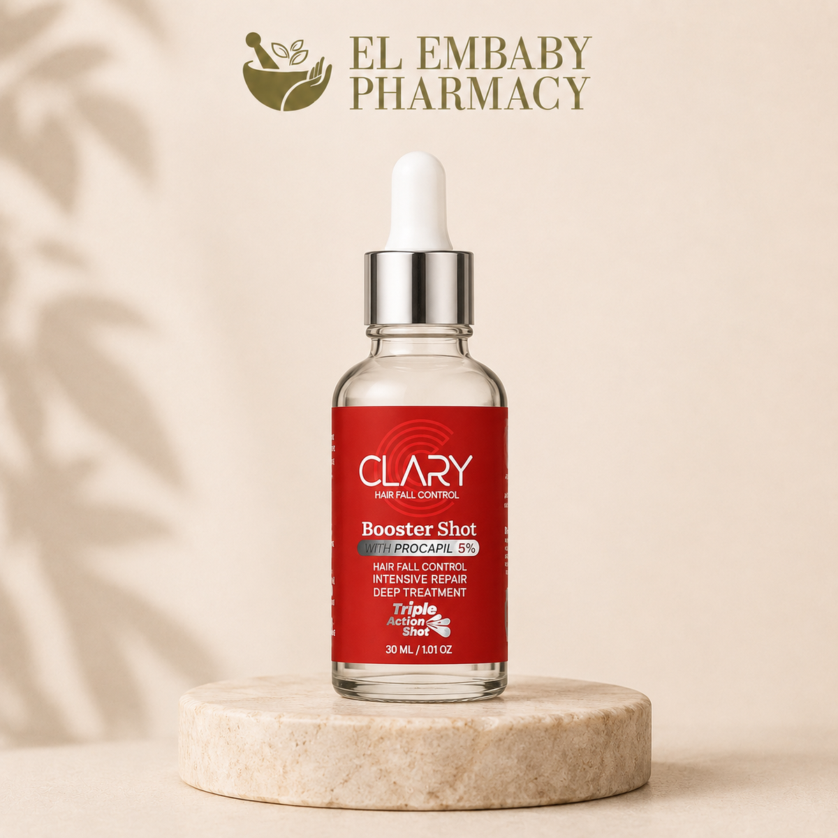 CLARY Booster Shot with Procapil 5% 30ml closed bottle