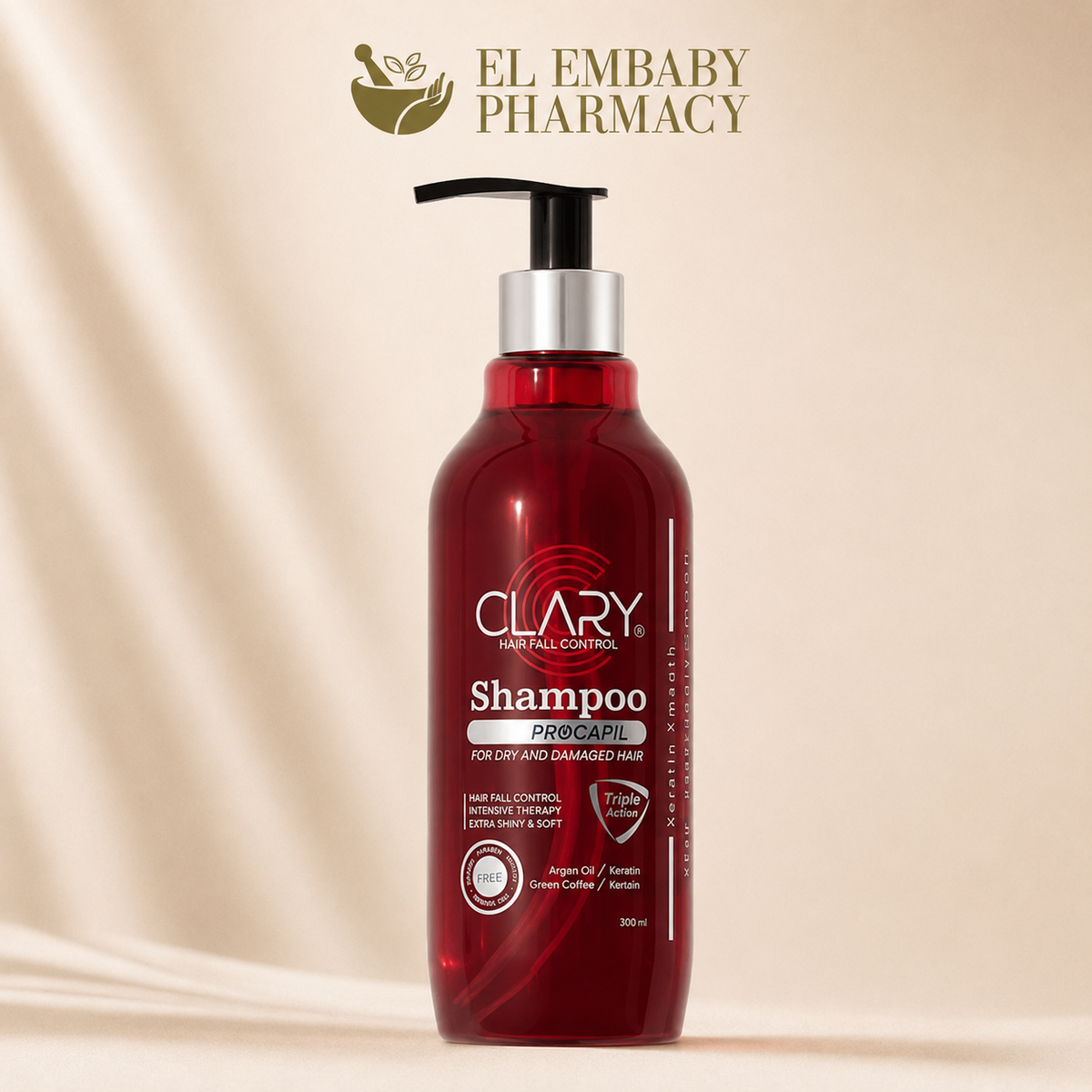 Clary Hair Fall Control Shampoo 300ml