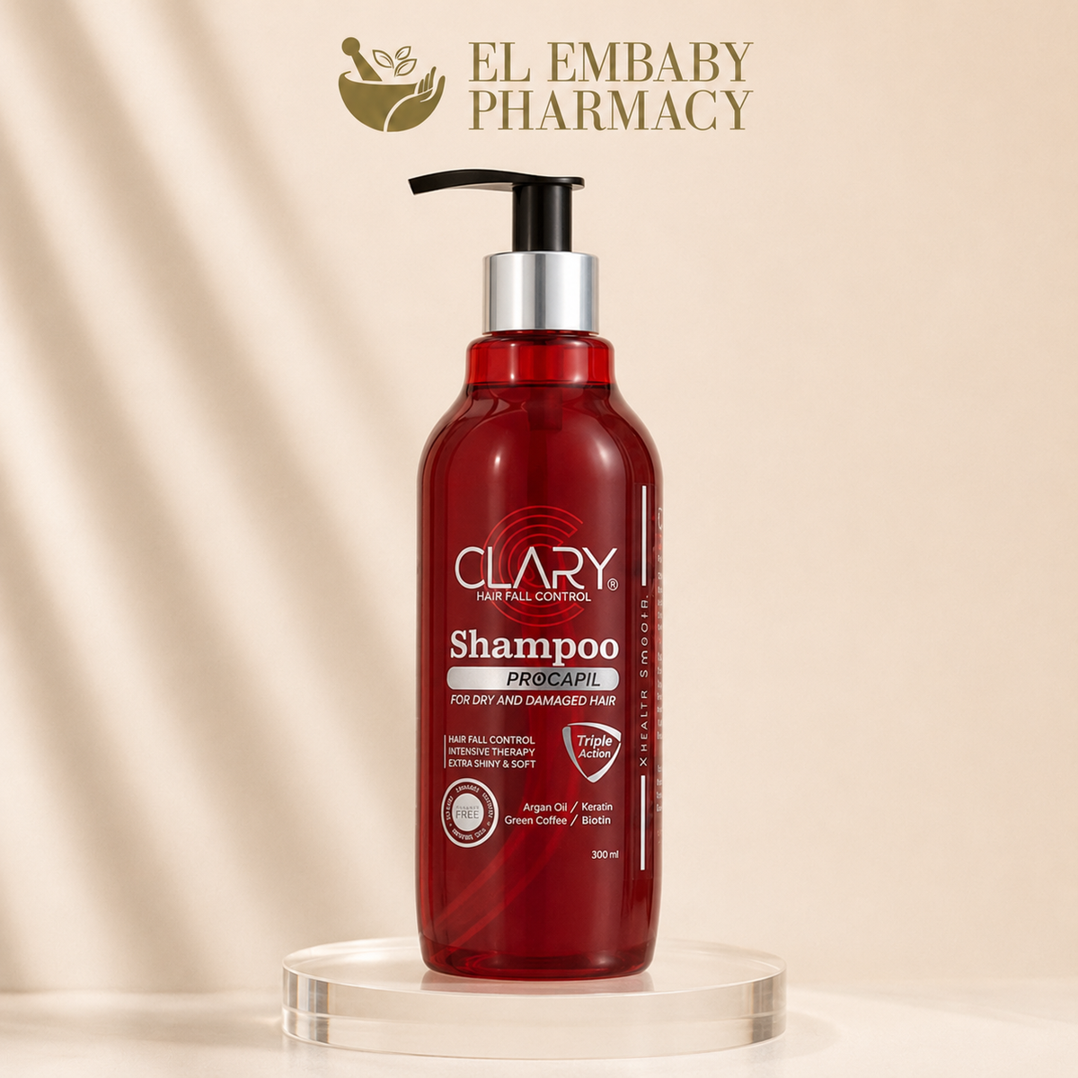 Clary Hair Fall Control Shampoo 300ml