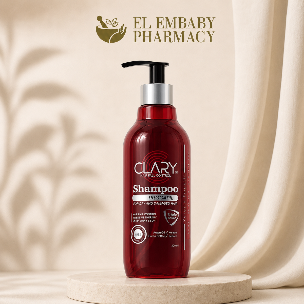 Clary Hair Fall Control Shampoo 300ml