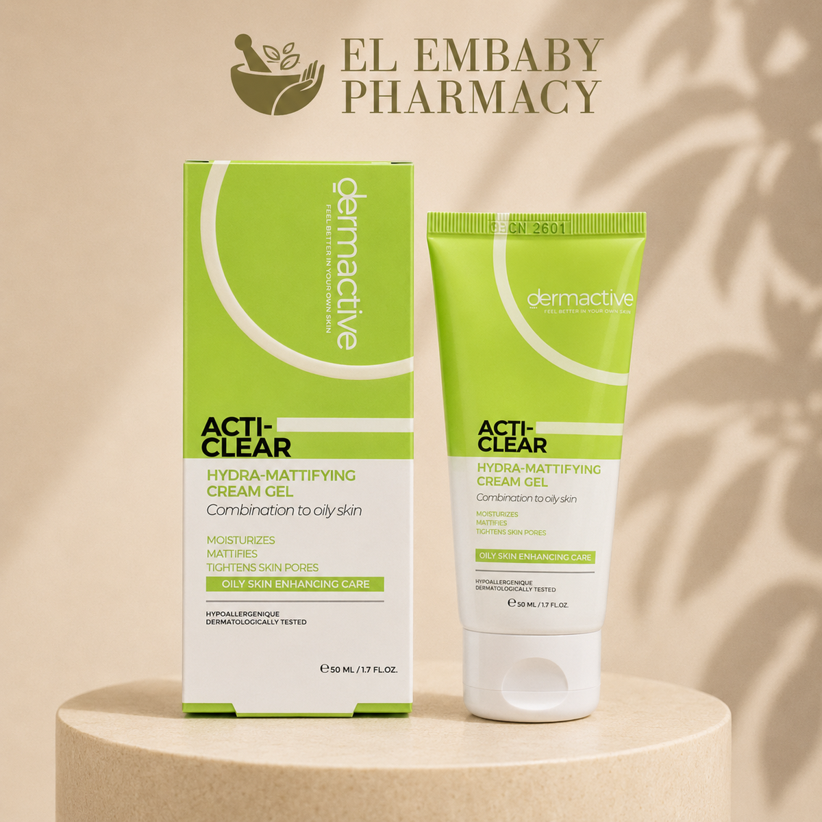 Dermactive Acti-Clear Hydra-Mattifying Cream Gel 50ml