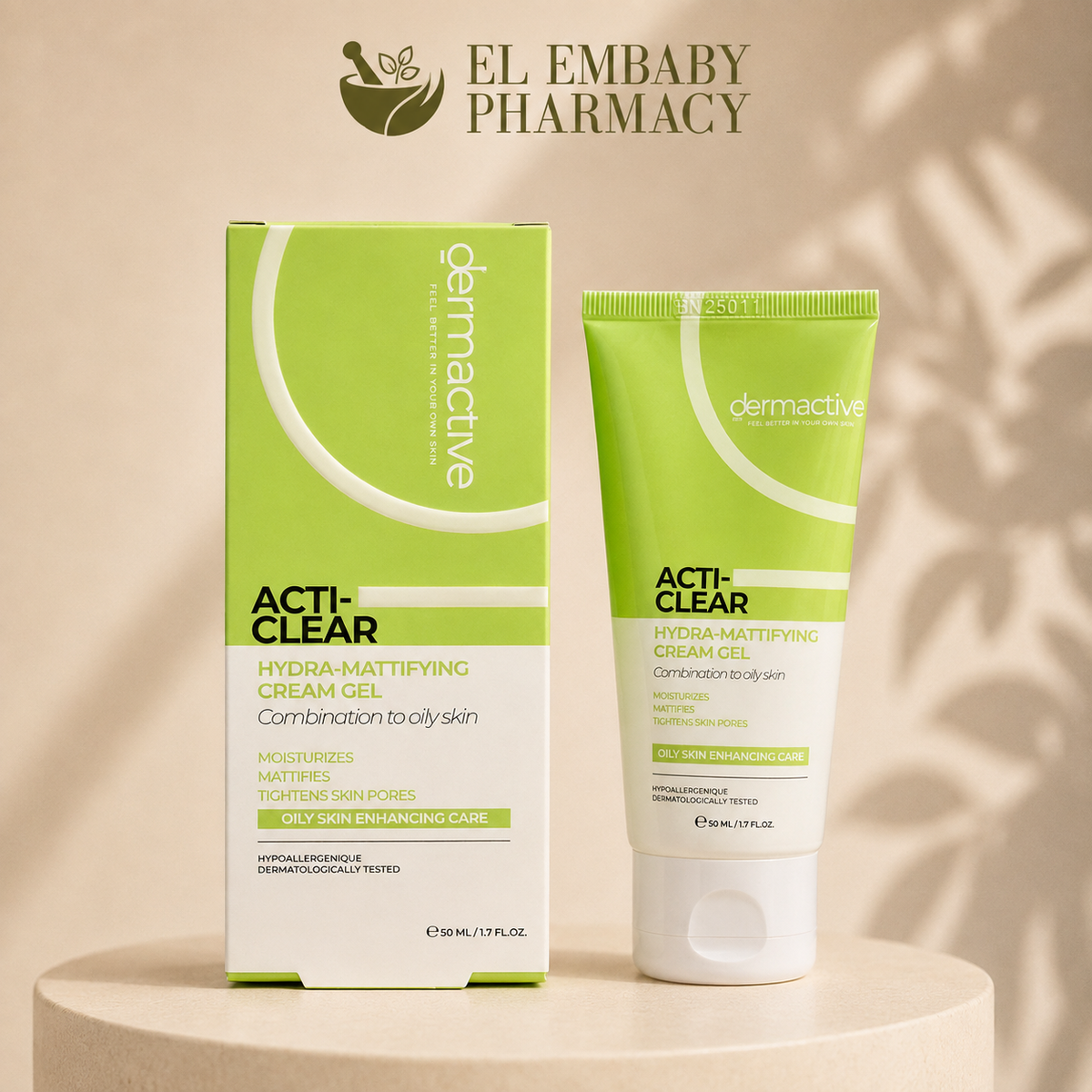 Dermactive Acti-Clear Hydra-Mattifying Cream Gel 50ml