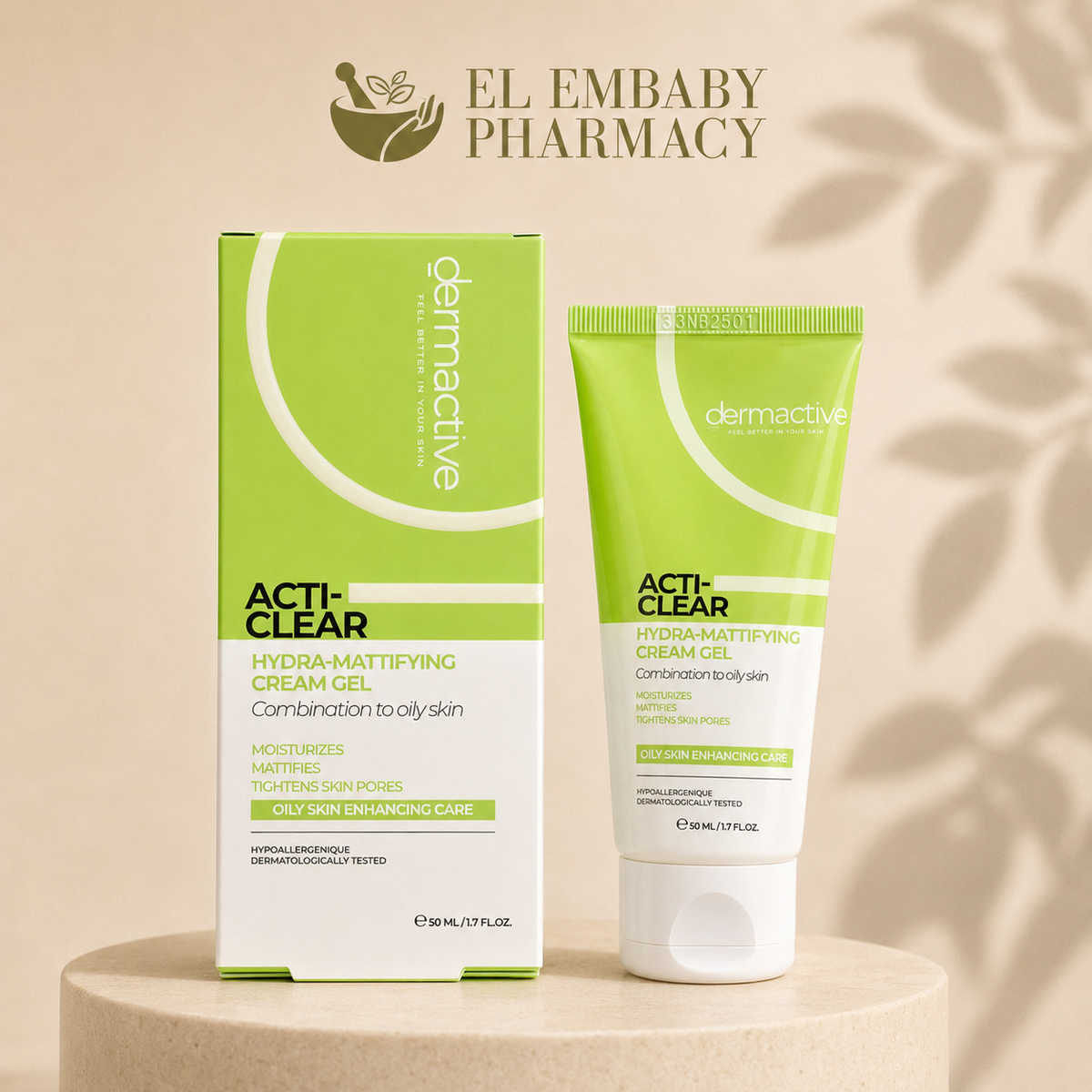 Dermactive Acti-Clear Hydra-Mattifying Cream Gel 50ml
