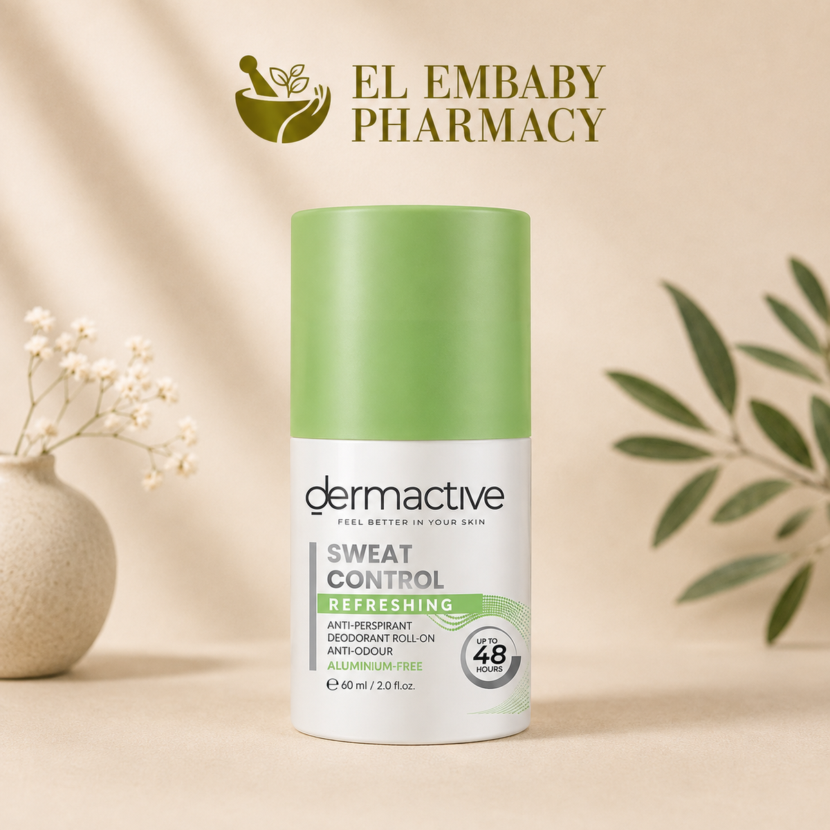 Dermactive Sweat Control Refreshing Roll-On Deodorant 60ml alternate view