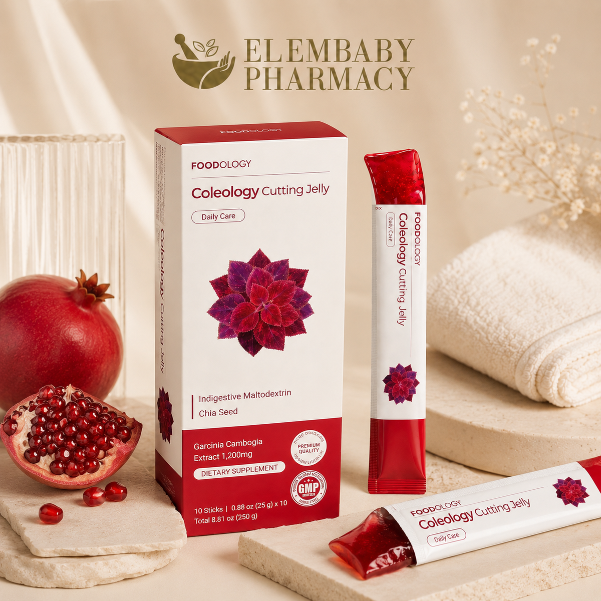 Foodology Coleology Cutting Jelly 10 Sticks 250g - position 2 - ELEMBABY Pharmacy