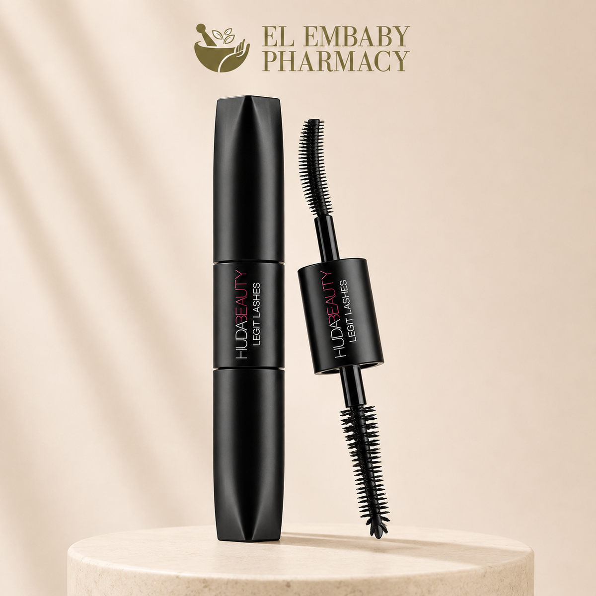 HUDA BEAUTY LEGIT LASHES Double-Ended Volumizing and Lengthening Mascara