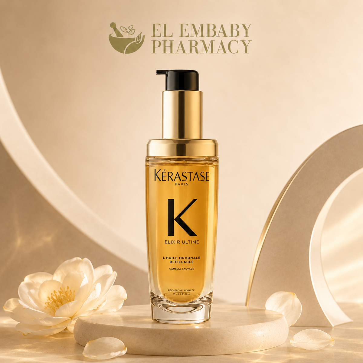 Kérastase Elixir Ultime Refillable Hair Oil 75ml - position 2 - ELEMBABY Pharmacy