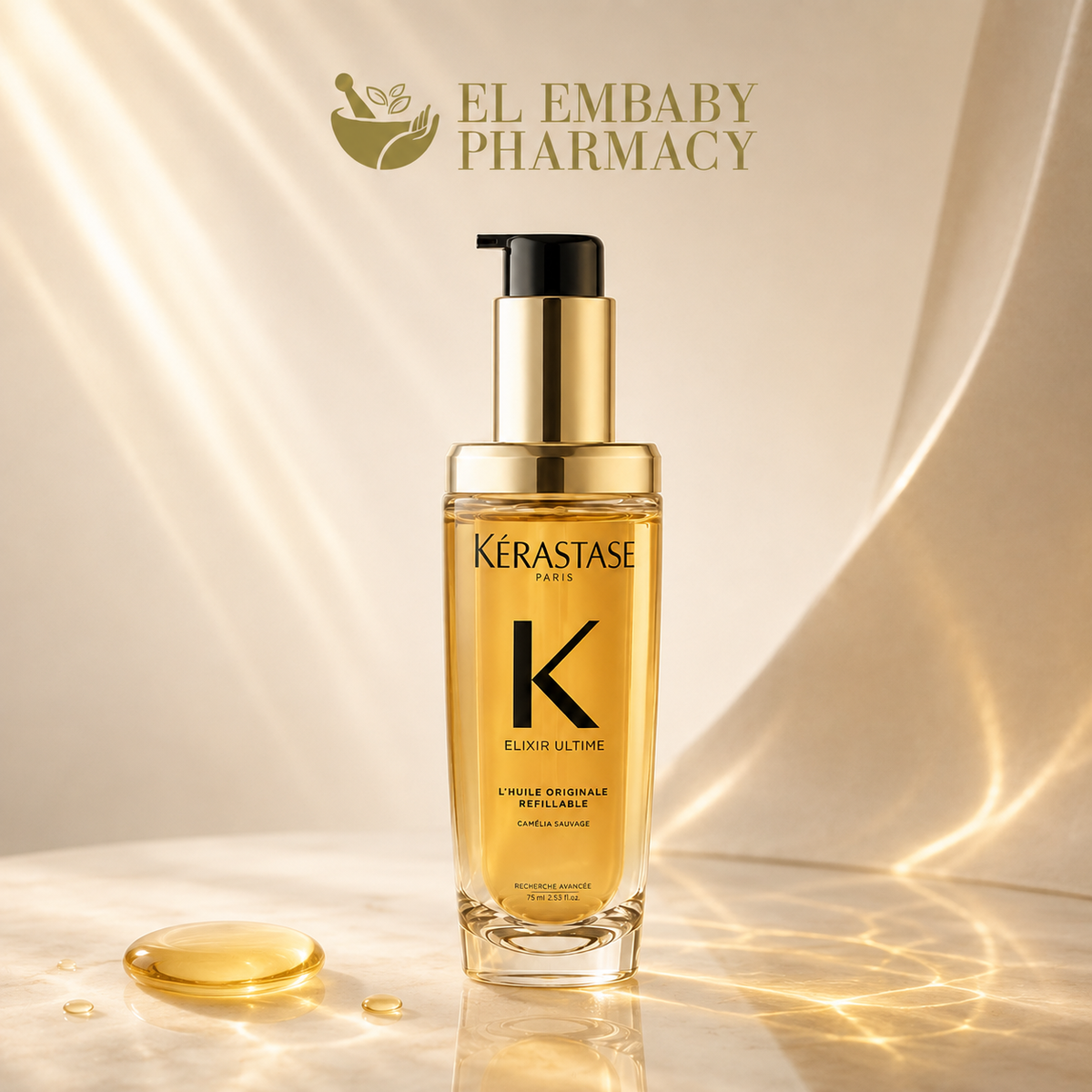 Kérastase Elixir Ultime Refillable Hair Oil 75ml - position 3 - ELEMBABY Pharmacy