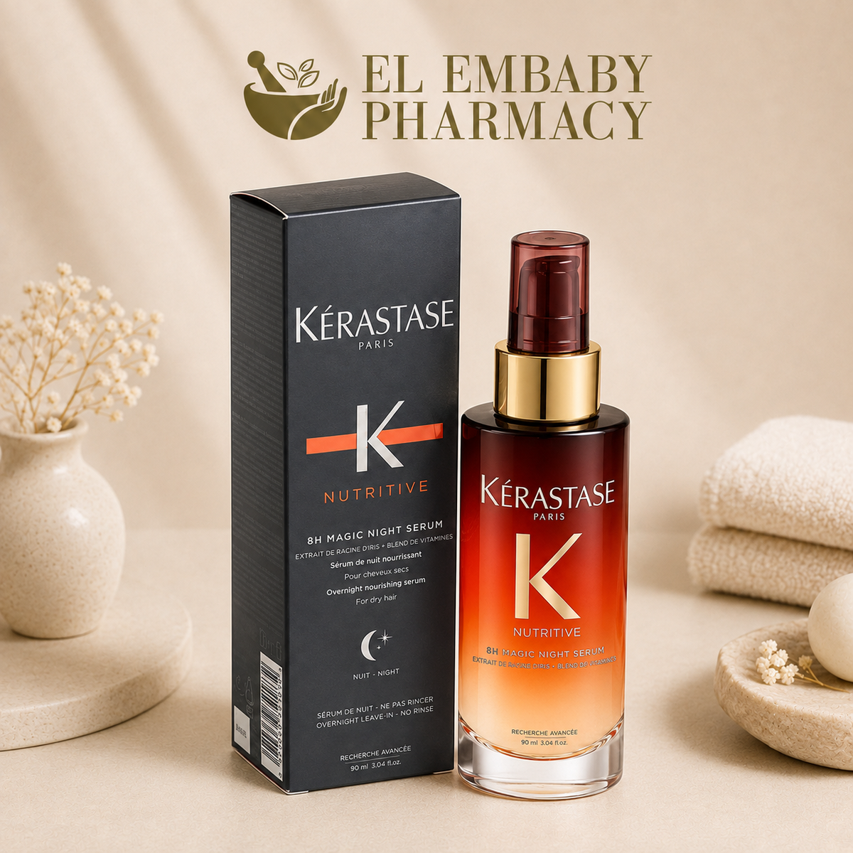 Kérastase Nutritive 8H Magic Night Serum 90ml - position 2 - ELEMBABY Pharmacy