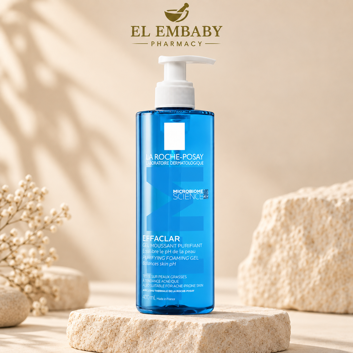 La Roche-Posay Effaclar Purifying Foaming Gel 400ml at EL EMBABY PHARMACY