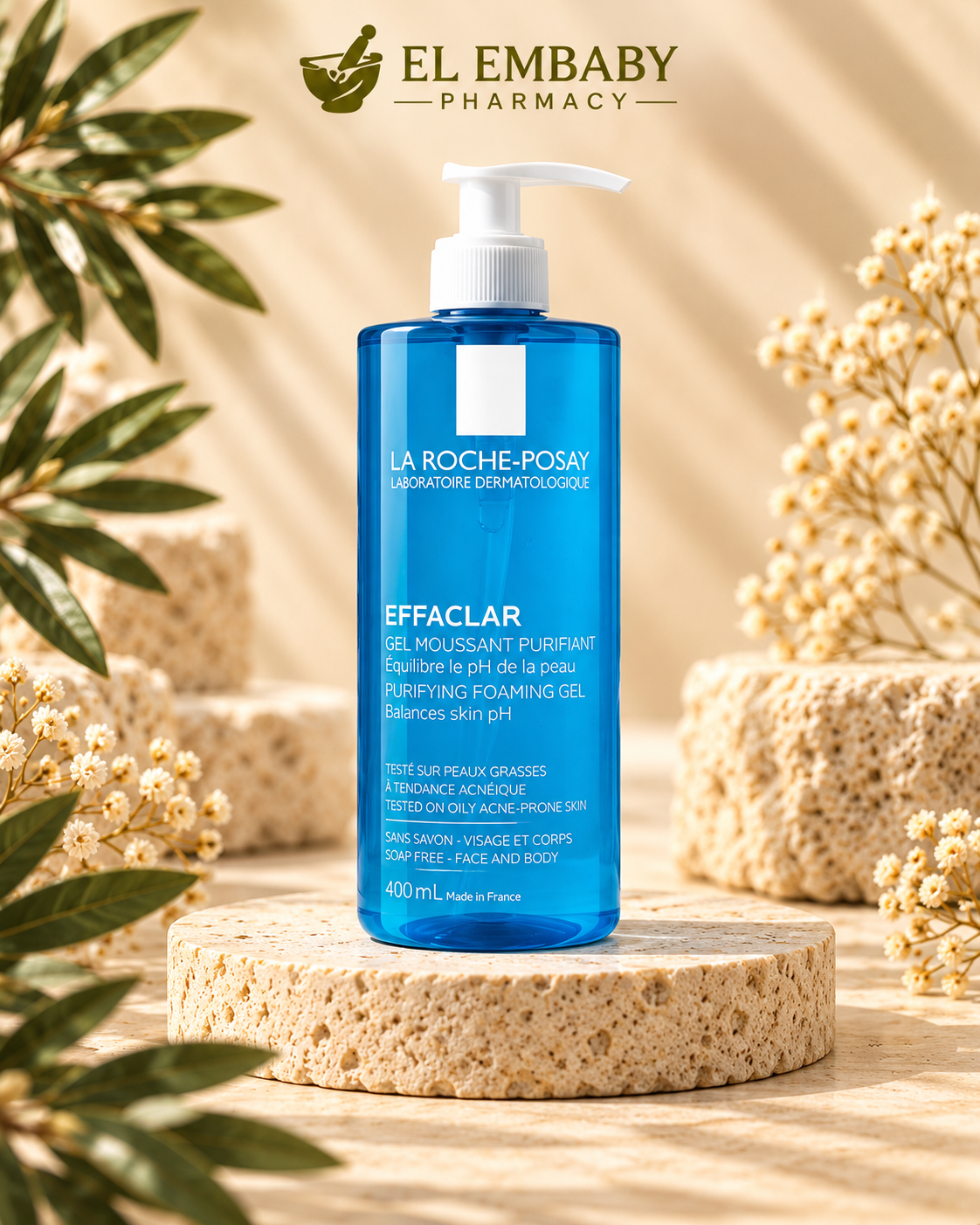 La Roche-Posay Effaclar Microbiome Science Foaming Gel – 400ml