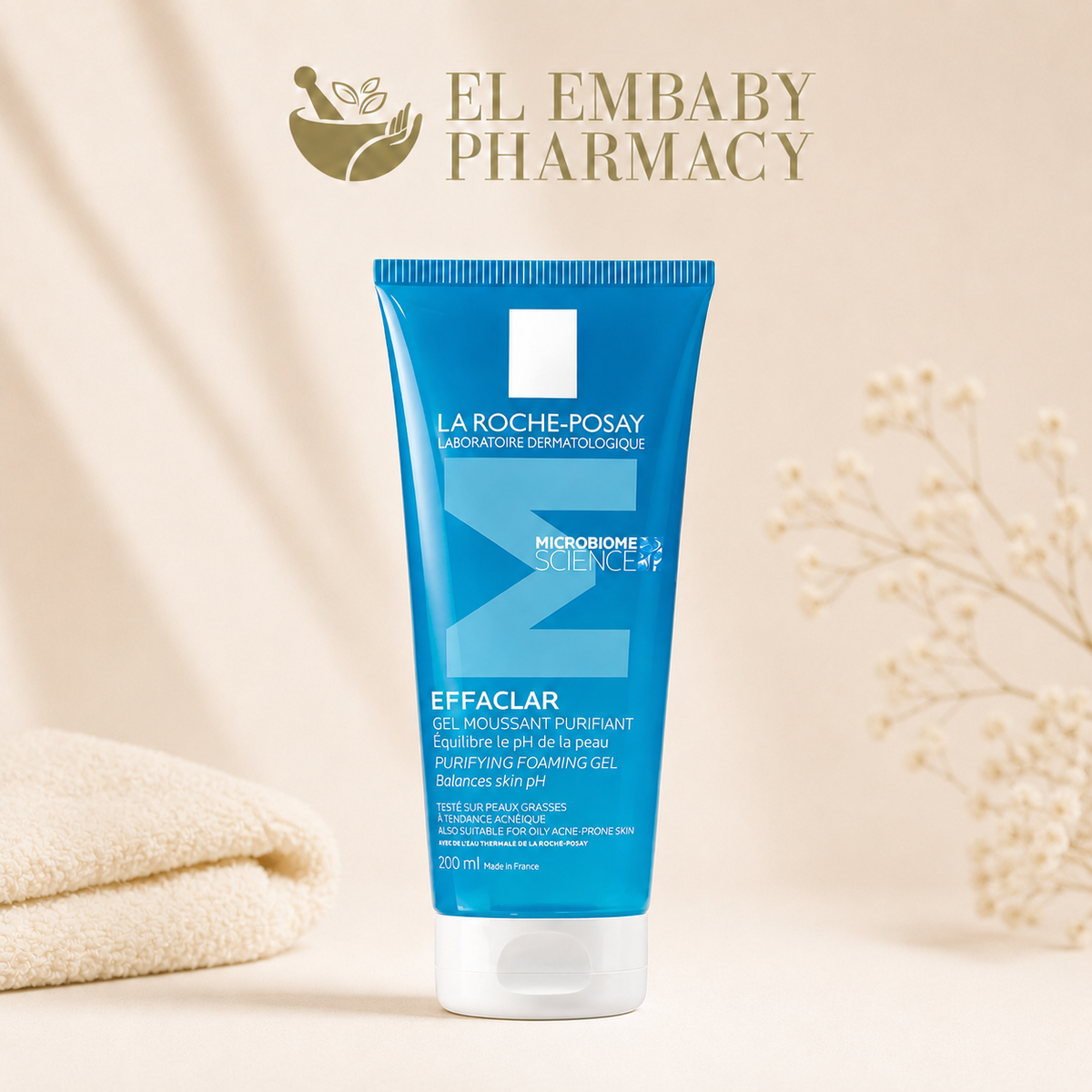 La Roche-Posay Effaclar Purifying Foaming Gel 200ml - EL EMBABY PHARMACY