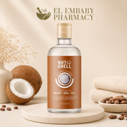 NUT SHELL Coconut & Cocoa Body Gel Oil 250ml - EL EMBABY PHARMACY