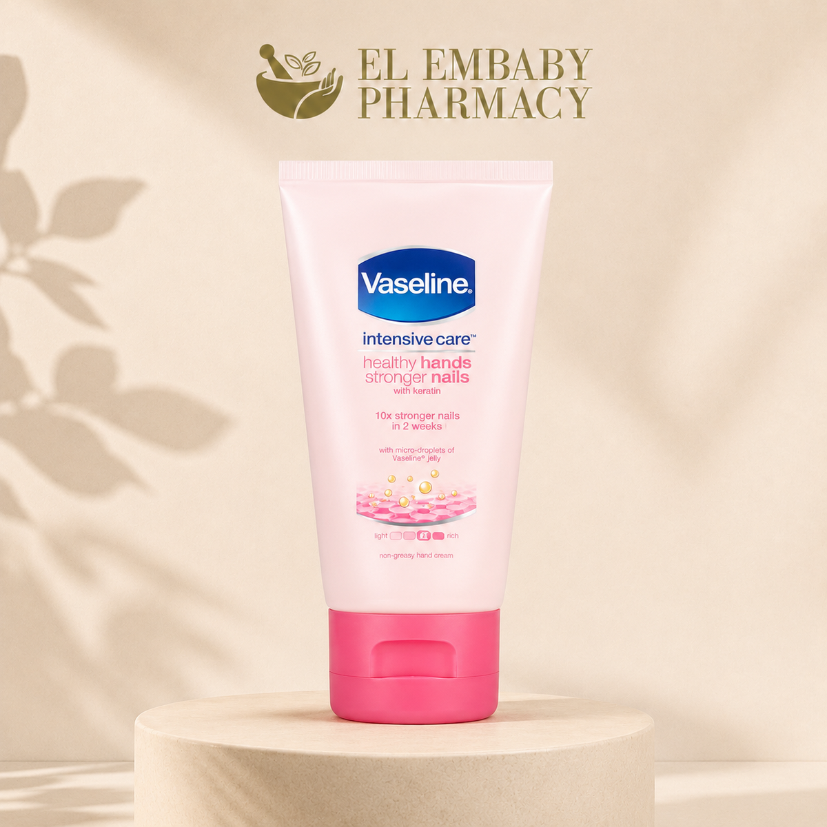 Vaseline Intensive Care Healthy Hands Stronger Nails 75ml