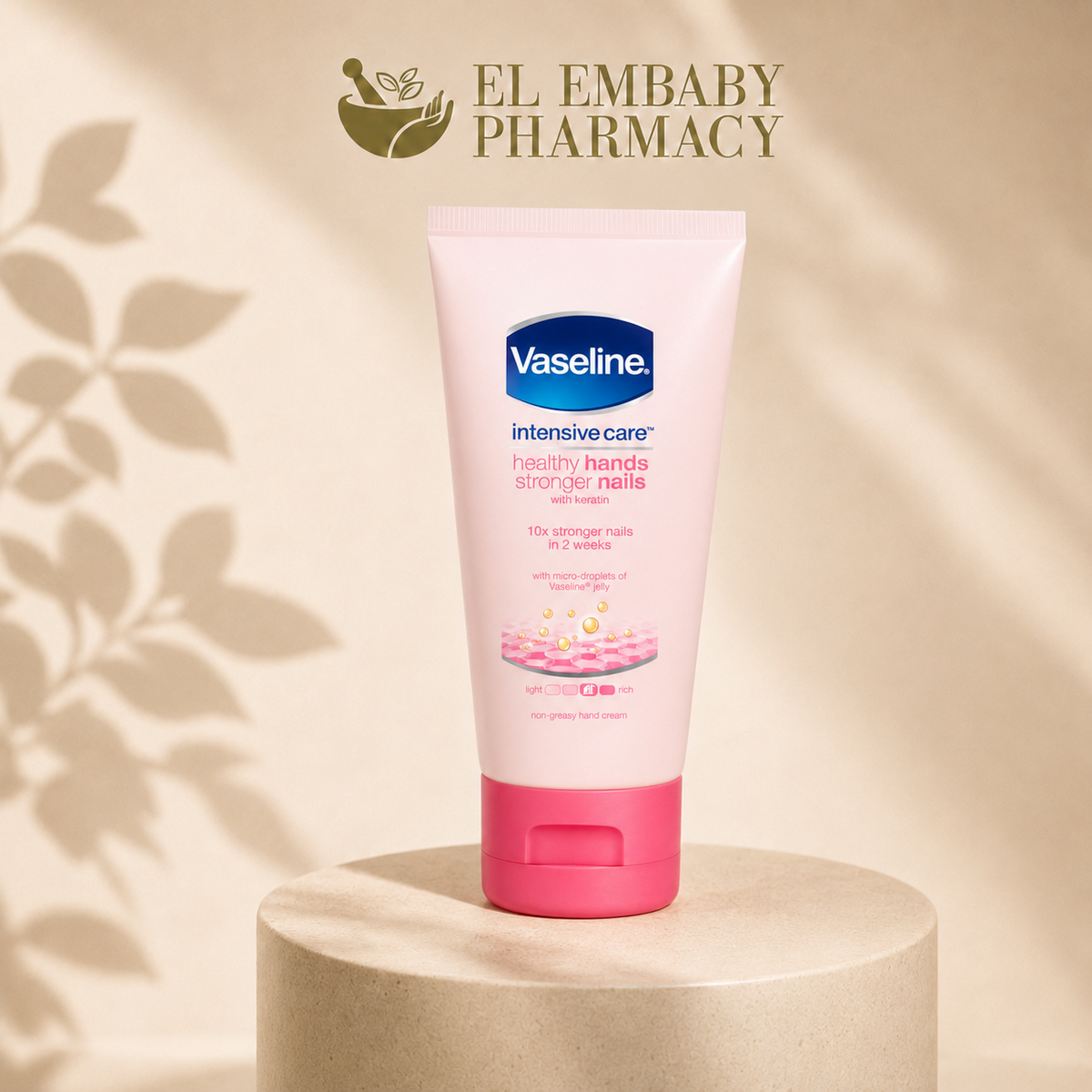 Vaseline Intensive Care Healthy Hands Stronger Nails 75ml
