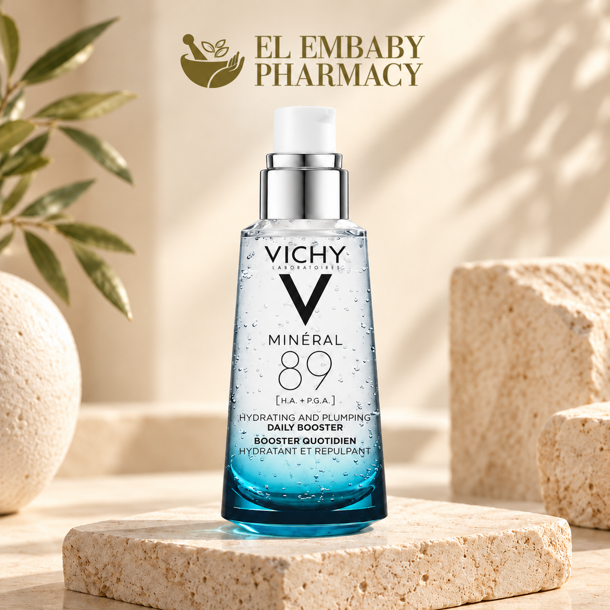 Vichy Mineral 89 Fortifying and Plumping Daily Booster 50ml at EL EMBABY PHARMACY