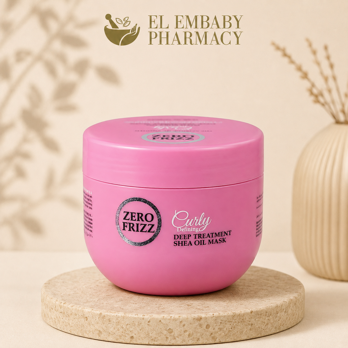 Zero Frizz Curly Defining Deep Treatment Shea Oil Hair Mask 470ml - EL EMBABY Pharmacy