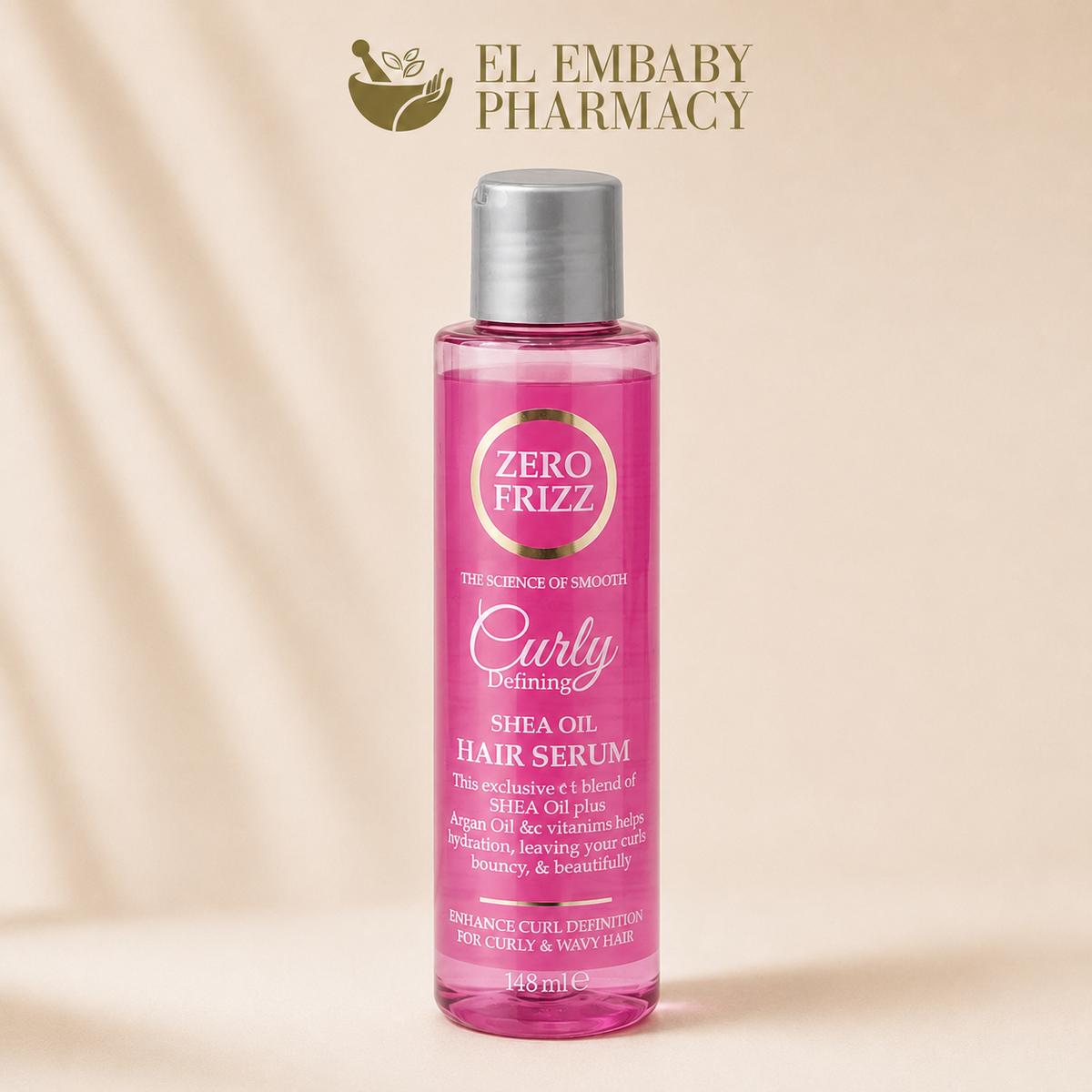 Zero Frizz Curly Defining Shea Oil Hair Serum 148ml - EL EMBABY Pharmacy