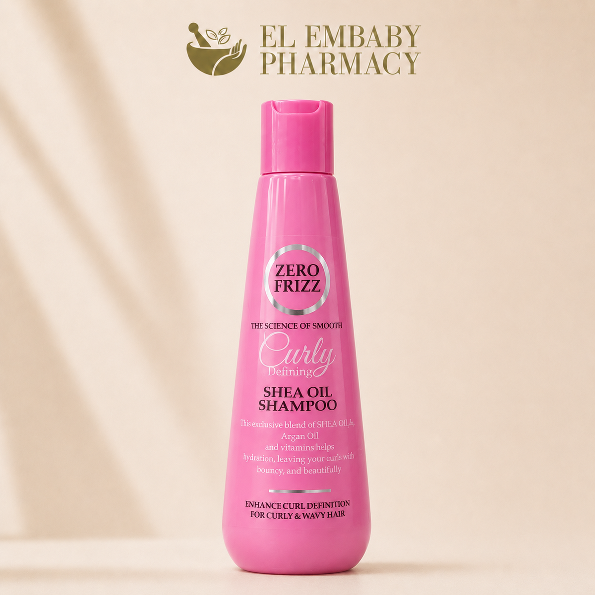 Zero Frizz Curly Defining Shea Oil Shampoo 355ml - EL EMBABY Pharmacy