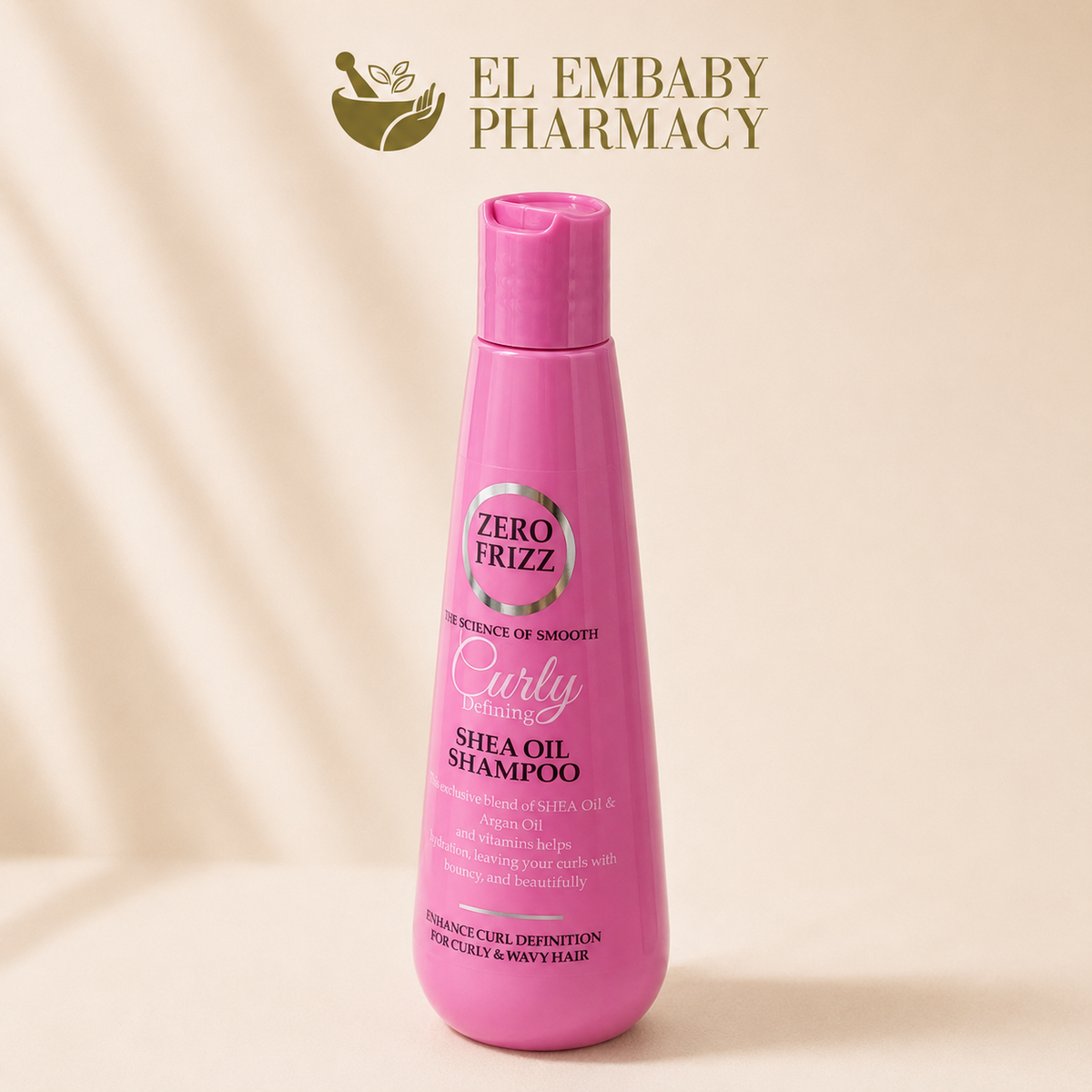 Zero Frizz Curly Defining Shea Oil Shampoo 355ml - EL EMBABY Pharmacy