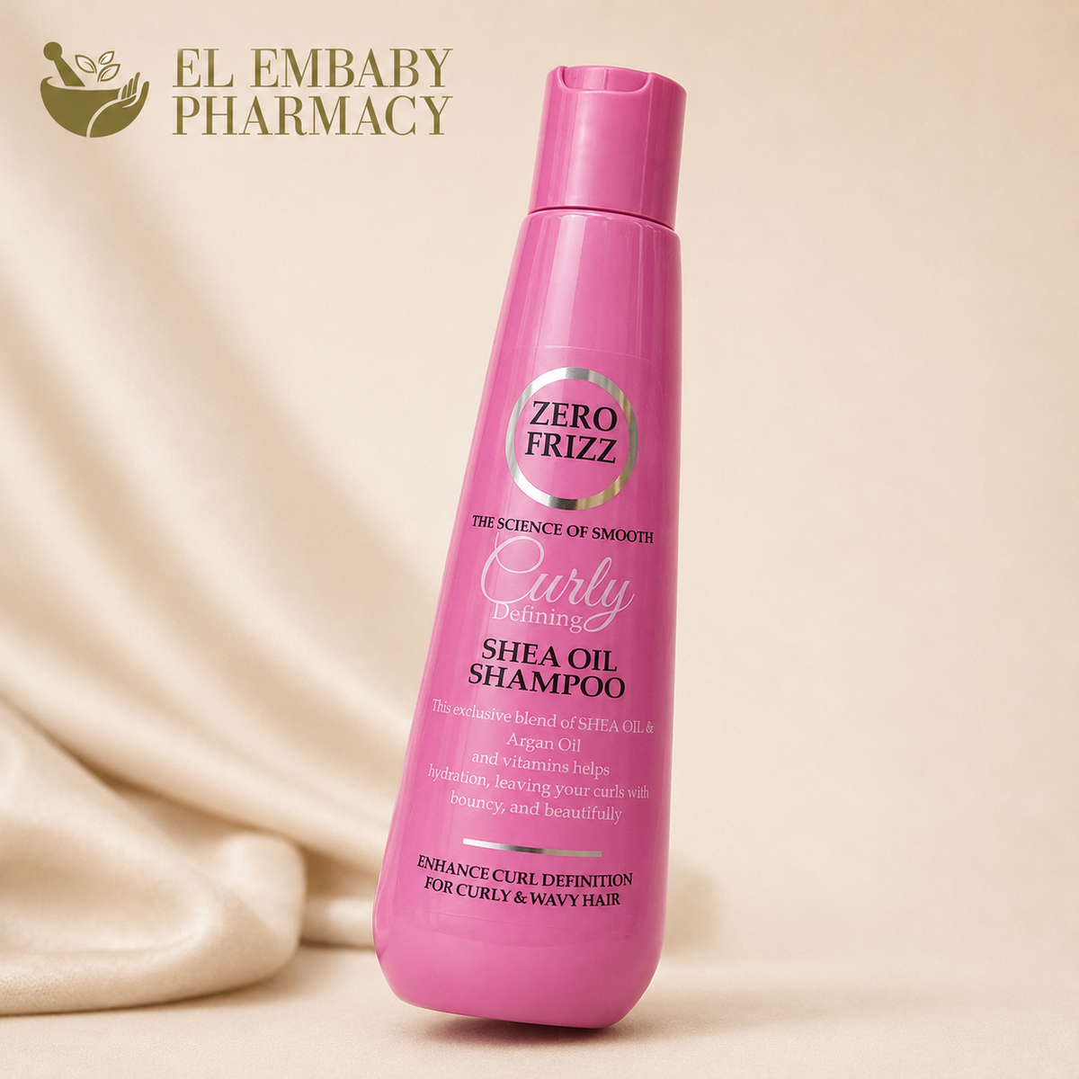Zero Frizz Curly Defining Shea Oil Shampoo 355ml - EL EMBABY Pharmacy