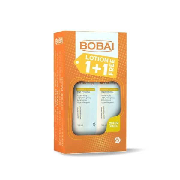 BOBAI SUN SCREEN 45 LOTION 120ML (1+1)