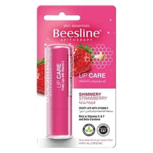 Beesline Lip Care Shimmery Strawberry - 4g