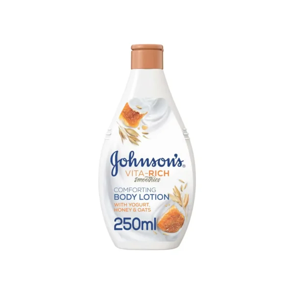 JOHNSON'S VITA-RICH SMOOTHIES COMFORTING BODY LOTION WITH YOGURT,HONEY & OATS 250 ml