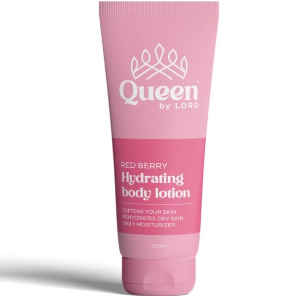 Queen Hydrating Body Lotion With Red Berry Scent
